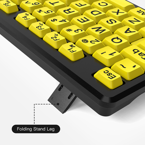 <strong>Computer</strong> <strong>Keyboard</strong> Gaming Wired USB Yellow <strong>Keyboard</strong> Low Profile Chiclet <strong>Keys</strong> Large Number Pad for Windows PC Laptop