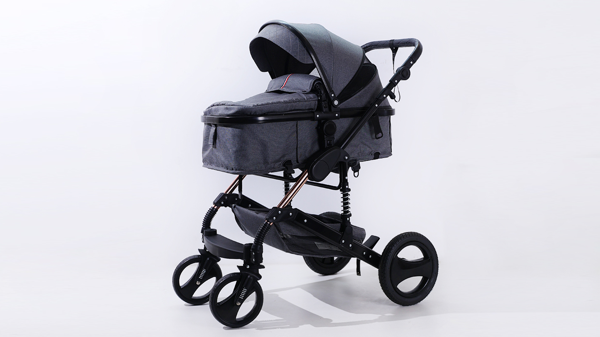 Negro Gris-con asiento de coche