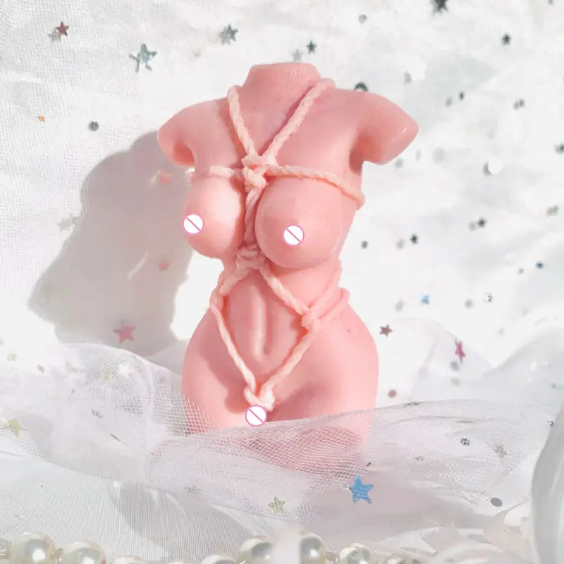 Human Figure Mold Naked Woman Candle Body Shape Candles Making Molds Scented Candle Silicone Molds Wholesale DIY Bundled Art