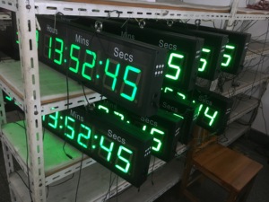4 pollici 9 cifre portatile conteggio Timer di orologio conteggio personalizzato preimpostato conto alla rovescia con luce verde pura per eventi e giorni - Product Image 4