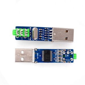 PCM2704 16 Bits Mini USB DAC Decodificador Tarjeta de sonido USB Módulo de Placa analógica en stock