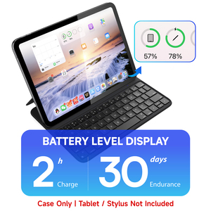 Nhà sản xuất chuyên nghiệp cho ipad 10 F15 Bàn phím không dây với <span class=keywords><strong>chiclet</strong></span> Phím Giá tốt nhất chất lượng cao - Product Image 4