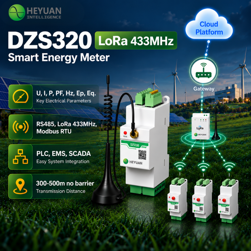 DZS320 (LoRa/RS485) + Maître LoRa