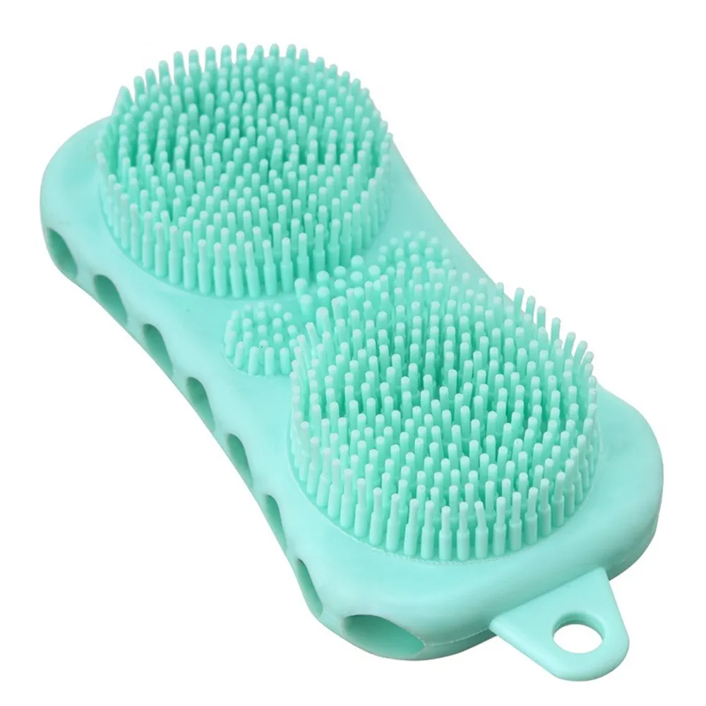 Silicagel Zachte Exfoliërende Lichaamsborstel, Douchebad Loofah Borstel, Spa Massage Huidverzorgingstool