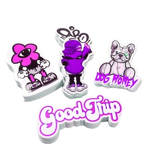Kağıt kutuları için özel Logo için özel kalıp kesme yapışkanı vinil PVC holografik etiket su geçirmez baskı - Product Image 1