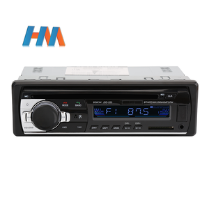 JSD520车载收音机立体声播放器MP3 1din数字蓝牙播放器60Wx4调频收音机音频，带仪表板辅助输入 - Product Image 1