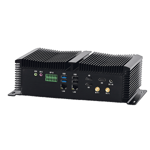 升级核心第十代i7 i5无风扇电脑minipc 8 USB端口双局域网6 com Linux工业迷你电脑办公