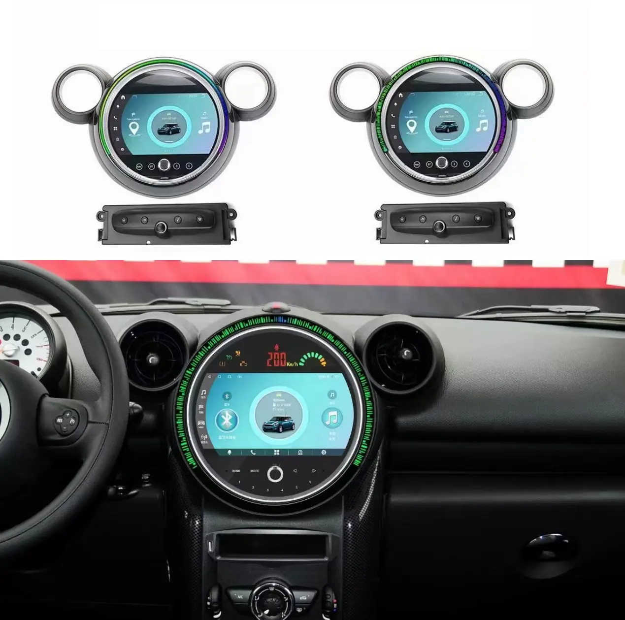 Reproductor Multimedia de Radio con sistema Android 13 DE 9 pulgadas para Mini Cooper Countryman R56 R60 2011-2016, reproductor de DVD ESTÉREO AUTOMÁTICO Carplay