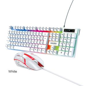 KAKUSIGA <strong>Mouse</strong> <strong>Keyboard</strong> Combo Wired USB Set 1.3 Meter 1500 Dpi Office PC Gaming <strong>Computer</strong> 104 Keys <strong>Mouse</strong> <strong>Keyboard</strong> Combos