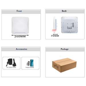 Distancia de lectura de 20m Etiqueta electrónica pasiva TCP/IP RS232 Wiegand RFID Lector UHF de largo alcance - Product Image 6