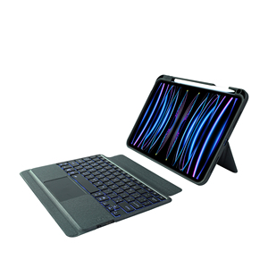 适用于iPad 10第10代10.9 2022分体磁性键盘，带保护套触控板RGB背光定制无线键盘 - Product Image 6