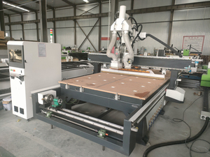 4 * 8ft Rotations achse ATC CNC-Maschine 1530 ATC CNC-Fräser mit seitlichem rotierendem 3D-Acrylholzstuhlverfahren für die Möbel industrie - Product Image 4