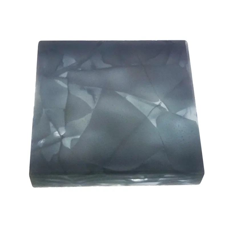 Bio Glass Azurite Sea Jade Glass Pearl Black lastre Magna Glaskeramic come facciata a parete retroilluminata interna ed esterna