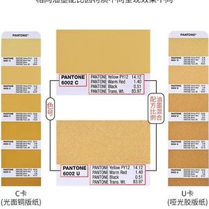 潘通彩色桥指南套装涂层和未固化GP6102A折叠传单小册子，带凹版印刷，用于艺术纸 - Product Image 5