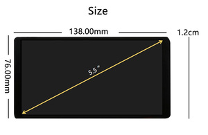 5.5 "5.5 pollici AMOLED Display 1920x1080 HDM I MIPI OLED modulo Display CTP capacitivo Touch Panel Screen raspberry pi PS4 - Product Image 6