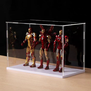 カスタムアクリルディスプレイケースコレクション長方形クリアディスプレイボックスレゴフィギュアモデル人形工場組み立て用 - Product Image 5