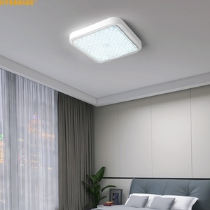 Modern Smart Sensor Seaside <strong>Promenades</strong> Efficient Solar Ceiling Light Square Video Demo Available - Product Image 1