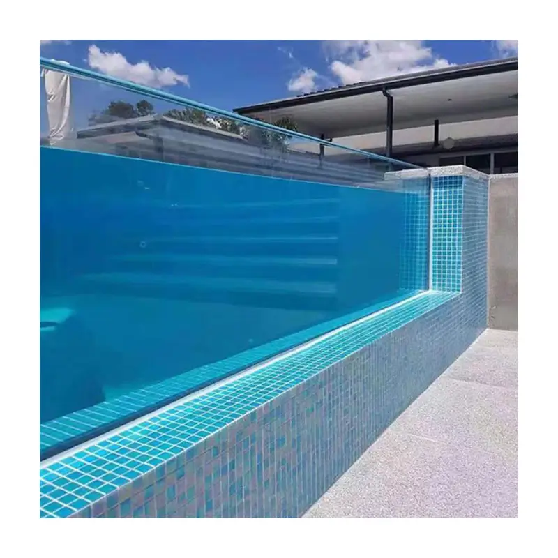 Venda imperdível folha de plástico acrílico flexível personalizável de 1mm 20mm para piscina