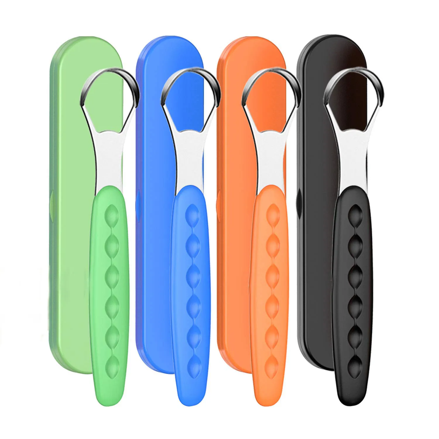 2023 새로운 디자인 맞춤형 로고 다채로운 스테인레스 스틸 혀 스크레이퍼