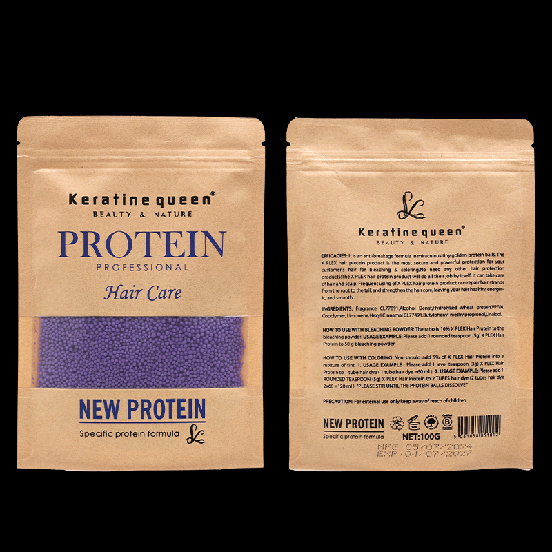 KQ 100g Purple Hair Protein Granules