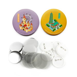 Lớp 58Mm 75Mm Bán Tự Động Thép Nút Nhà Sản Xuất Của Nhãn Hiệu Báo Chí Huy Hiệu Máy Cho New & Sử Dụng Nhựa Nút - Product Image 2