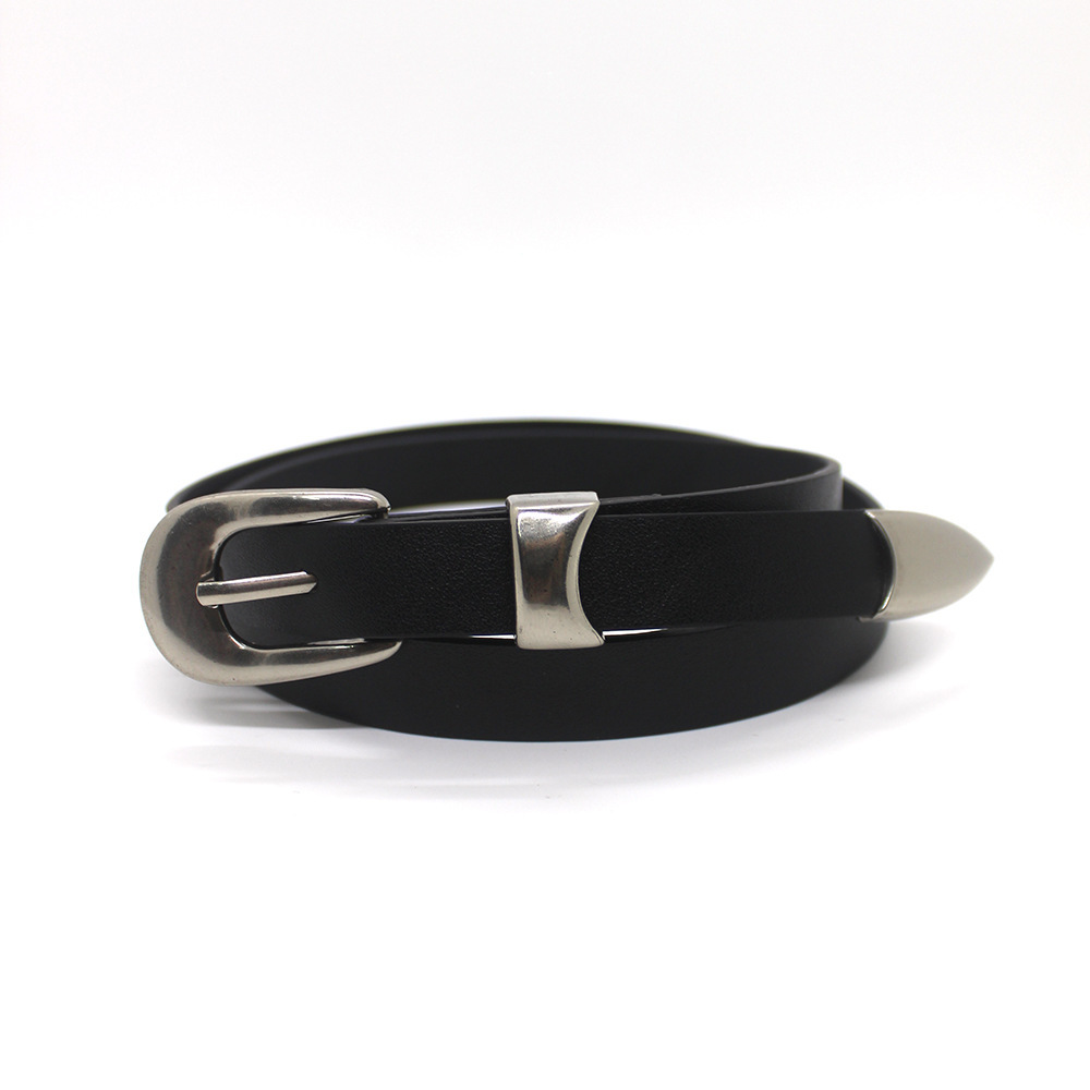 Boucle noire avec loquet silencieux - 105x18 cm