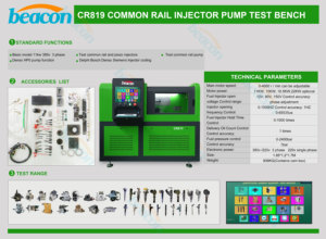 Beacon <strong>Machine</strong> CR819 Common Rail Fuel Injection Pump <strong>Test</strong> Bench - Product Image 2