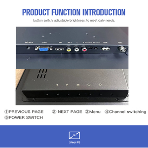 ISO Factory 24 Inch Large IPS Screen Car Wall Mount Monitor Usb <strong>Bus</strong> Monitor for Coach School <strong>Bus</strong> - Product Image 5