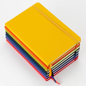 Diario taccuino con copertina rigida in pelle Notebook in rilievo stampa A5 riviste Logo personalizzato Notebook per regalo - Product Image 4