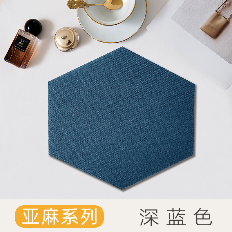 Lin bleu foncé