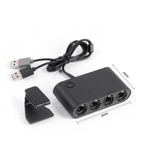 USB-Adapter mit 4 Ports GC-Controllern für Gamecube Fit für Nintend für Switch Wii U/PC-Konsolen spiel zubehör - Product Image 1