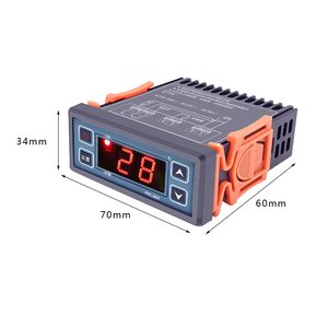 Controlador de temperatura Digital de refrigeración, interruptor de controlador de temperatura de calefacción, de 220V termostato digital, 12V, 24V, 1 unidad, 2 unidades - Product Image 3