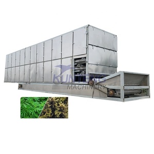 网带食品级不锈钢草药干燥机黑胡椒干燥机二手带式干燥机