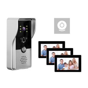 Timbre de puerta con cámara de vídeo, intercomunicador para seguridad del hogar - Product Image 1