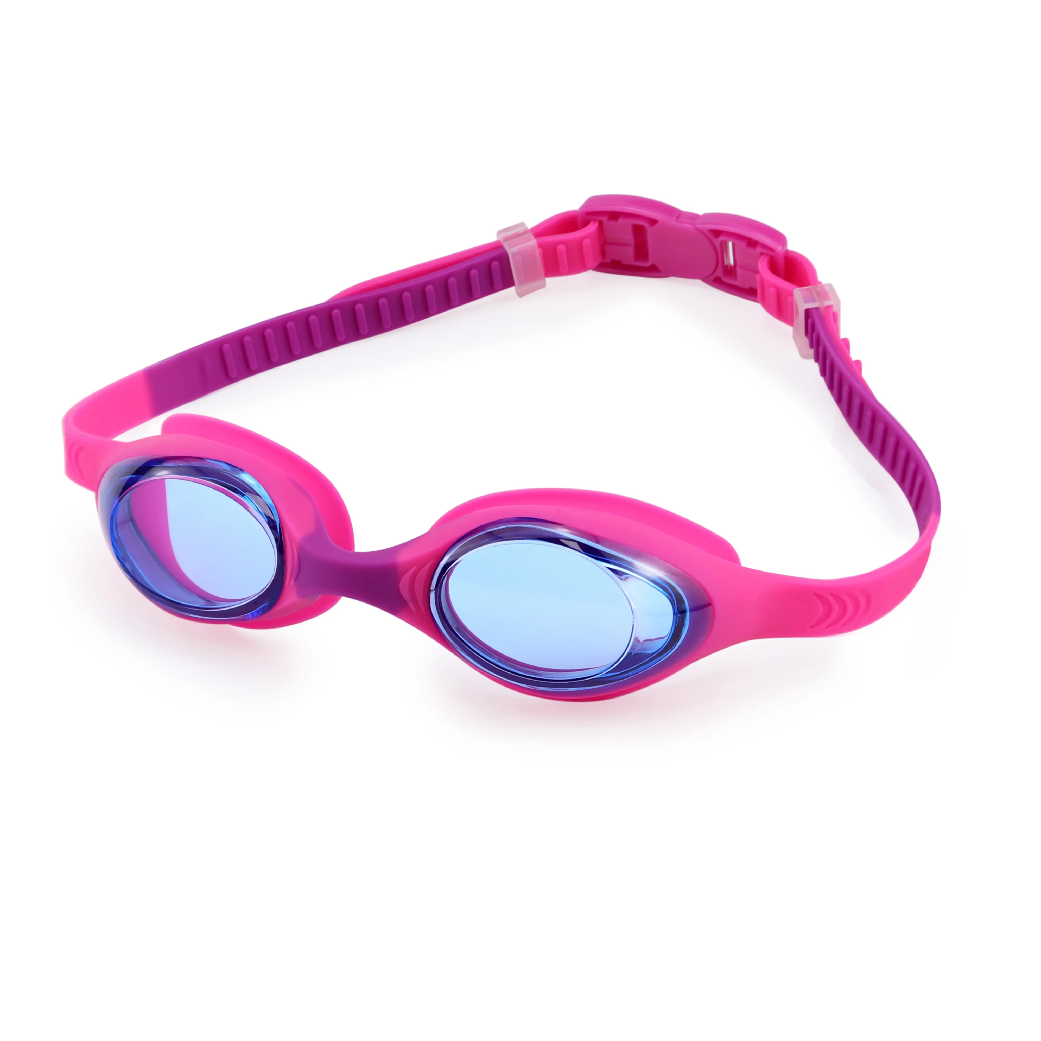 Junior kids UV protect occhiali colorati da nuoto occhiali da nuoto Anti nebbia occhiali da nuoto facile regolabile mettere fuori la fibbia