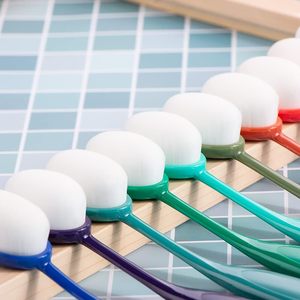 Toz kapakları ve renk kodlu tutamaklarla yumuşak kıllar yapmak için Yoseng 12 renkli karıştırma fırçaları - Product Image 4