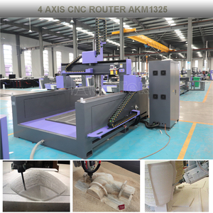 Enrutador Cnc de eje Z alto Máquina enrutadora de madera Cnc de 4 ejes Centro de mecanizado de 4 ejes Máquina de corte Cnc de madera para trabajos 3D 4D - Product Image 5