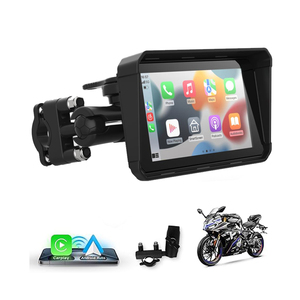 5.5inch <strong>Touch</strong> <strong>Screen</strong> Wireless Carplay Monitor Android Auto GPS Navigation Dual <strong>Bluetooth</strong> Siri Voice Control for Motorcycle - Product Image 5