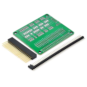 Genişletme kartı için LED testi GPIO arayüzü elektronik bileşenler ile ahududu Pi IO kurulu