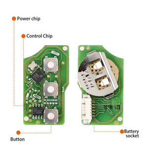 5pcs/lot XHORSE XKB501EN XKB508EN Wire <strong>Remote</strong> <strong>Key</strong> 2/3 Buttons for Volk-swagen B5 Type for VVDI2, VVDI <strong>Key</strong> Tool - Product Image 3