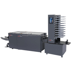 Máquina automática de 10 apiladores de papel, máquina de costura de encuadernación de libros de doble cabeza con máquina recortadora de libros - Product Image 1