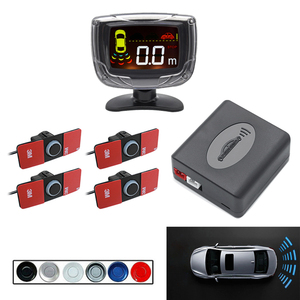 Car <strong>Reverse</strong> Alarm Buzzer Rear Blind Spot 4 Probe Reversing Aid <strong>Sensor</strong> <strong>LCD</strong> Display 12v Parking <strong>Sensor</strong> <strong>System</strong> - Product Image 2