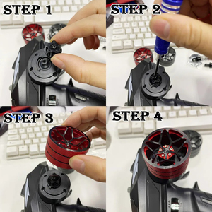 RC verici için YSIDO uzaktan kumanda direksiyon el çarkı TQI Flysky asil NB4 X6 X4 SANWA MT44 Futaba 7PX 4PX RC4GS - Product Image 6