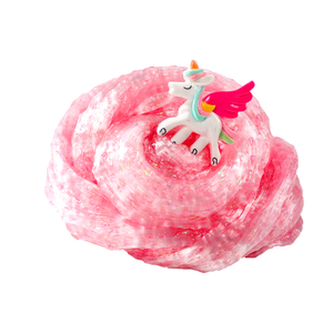 Yeni gelenler pembe Unicorn Putty macun el sakız olmayan kuru macun alüminyum tüp ambalaj ile Charms çocuklar için oynamak