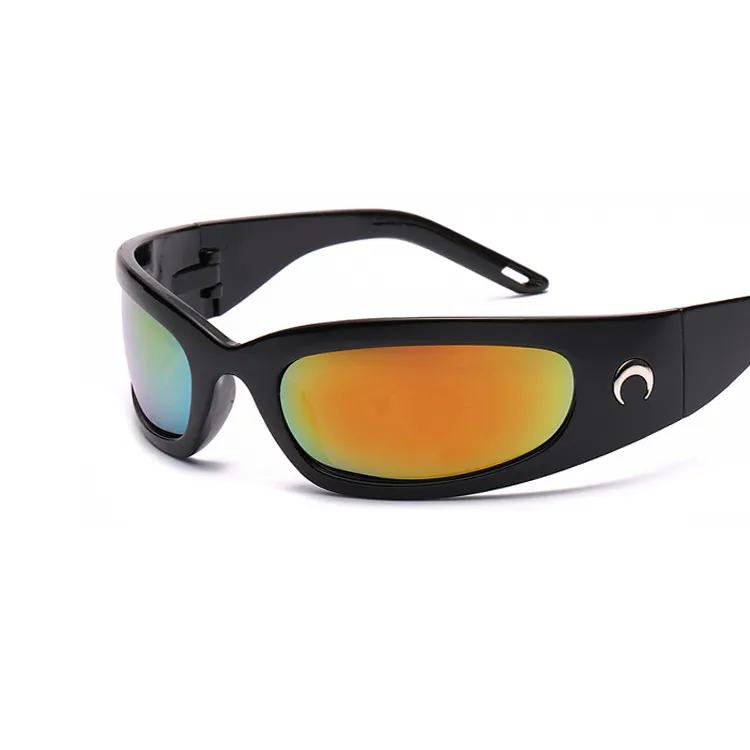 Moon Crescent-gafas de sol para hombre y mujer, anteojos de sol a la moda, con personalidad, de diseñador, 2022