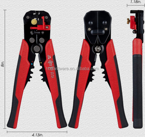 剥线钳和压接钳3合1剥离切割工具和用于绝缘非绝缘连接的压接钳 - Product Image 3