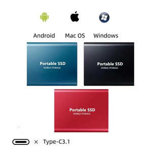 Slim External SSD USB 3.1 Type-C Drive 1 TB <strong>Disk</strong> Drive with Intel 3D <strong>NAND</strong> <strong>Flash</strong> - For Mobile Work - Product Image 2