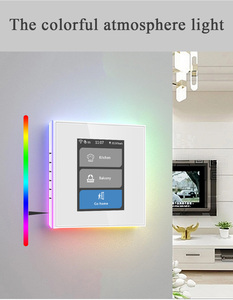 Akıllı ev 2024 Lanbon L8 LCD akıllı anahtar 7 model 1 uyumlu google ev elma homekit - Product Image 3