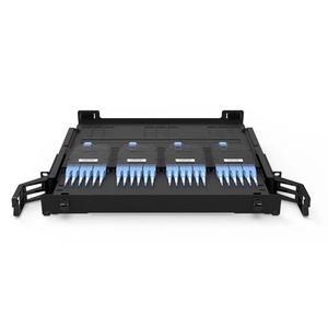 Paneles de telecomunicaciones FONGKO, fibra Keystone de 8 puertos, Panel de conexión de fibra óptica de 48 núcleos, módulo blindado de 24 puertos 0.5U - Product Image 2
