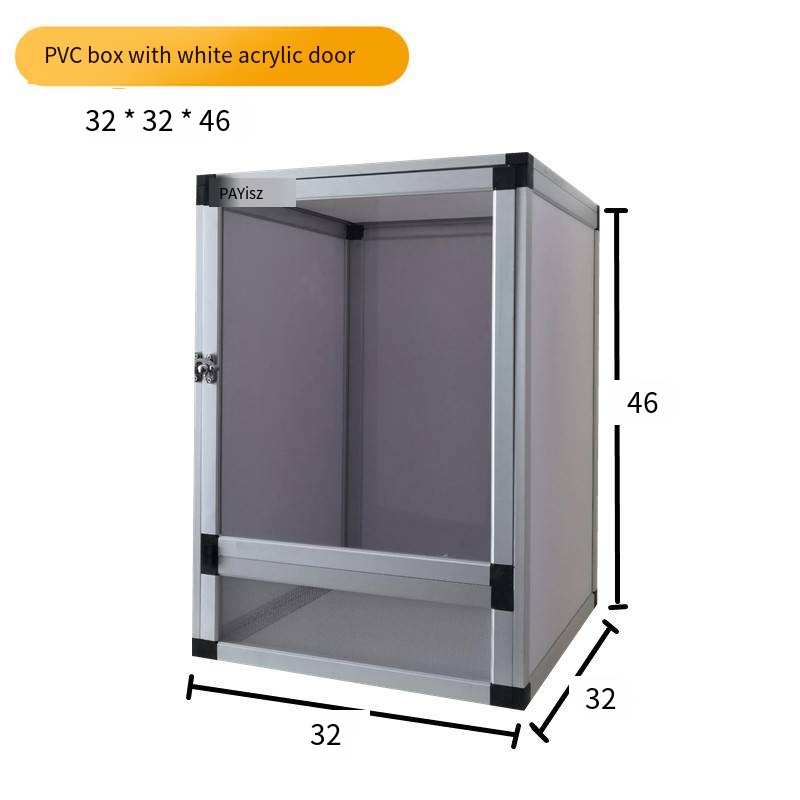 Silver PVC acrylic door model 32*32*46